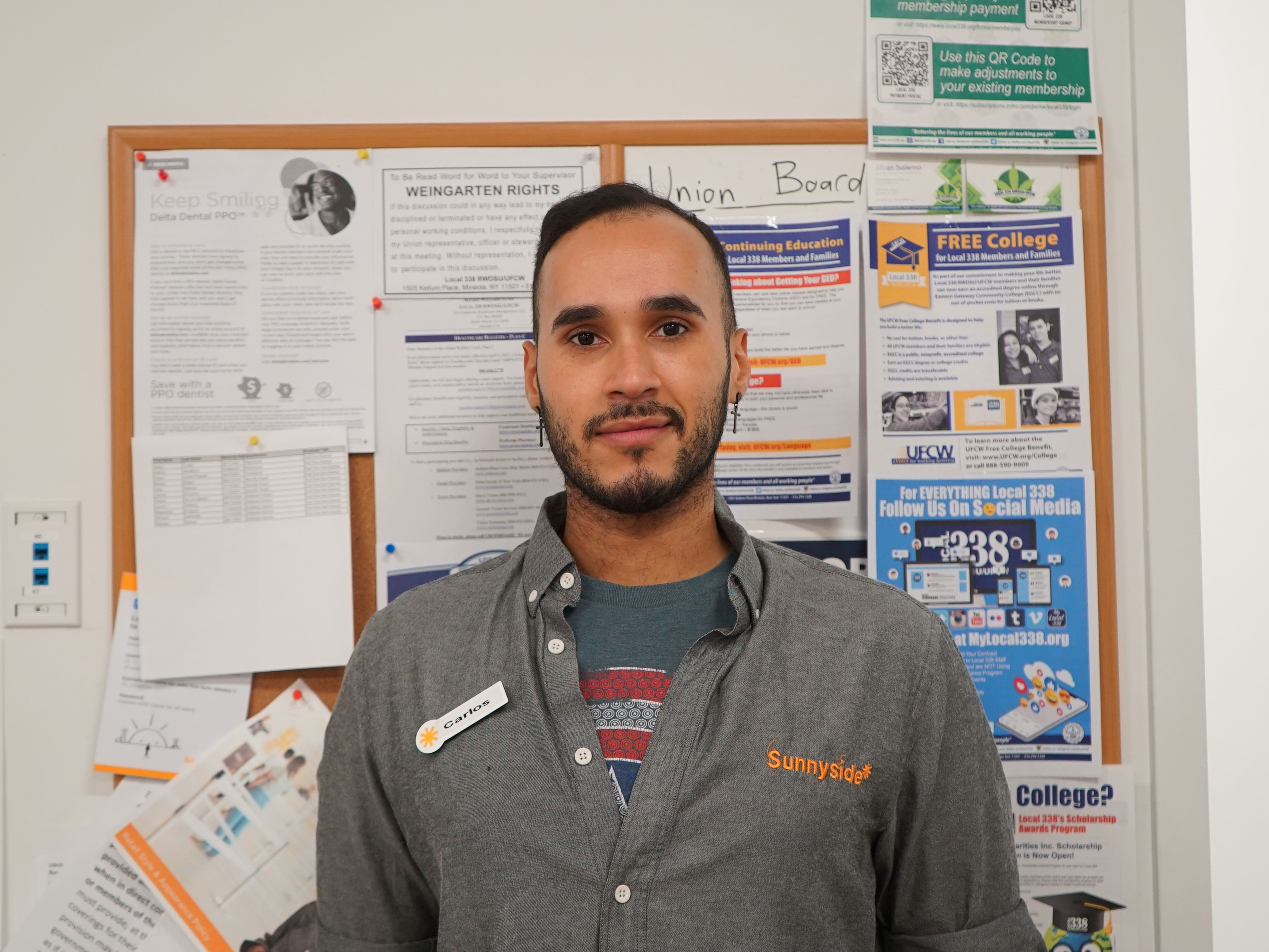 Carlos de los Santos at Sunnyside