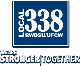 LOCAL 338 LOGO & STRONGER TOGETHER