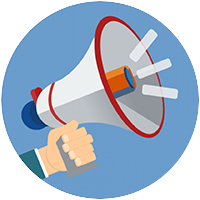 Image of a megaphone